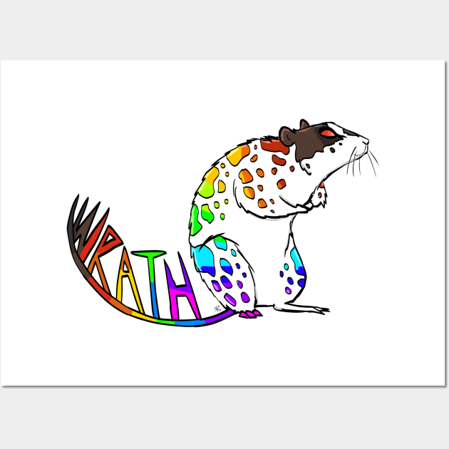 LGBTQA+ W(rat)h Wall Art by manicgremlin